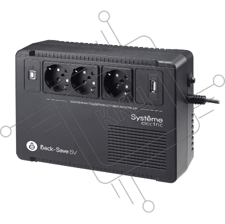 ИБП Systeme Electriс Back-Save, 800VA/480W, 230V, Line-Interactive, AVR, 3xSchuko, USB charge(type A), USB