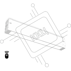 Управляемый светодиодный светильник для шинопровода Magnetic Ambrella light GL1261 WH белый IP20 9W 3000K-6400K 220V 120° 232*25*42 (Без ПДУ)