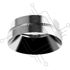 Насадка для корпуса светильника N7032 PSL серебро полированное D70*H27mm Out10mm MR16