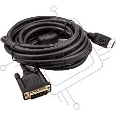 Кабель HDMI AM/DVI(24+1)M, 5м, CU, 1080P@60Hz, 2F, VCOM <CG484GD-5M>