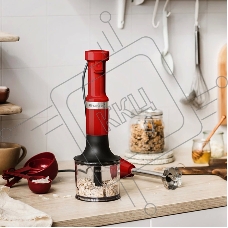 Блендер погружной KitchenAid 5KHBV83EER с аксессуарами, Красный