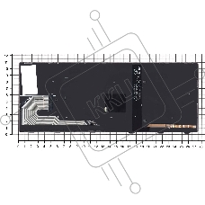 Клавиатура для ноутбука HP Elitebook 730 G5 735 G5 830 G5 836 G5 черная с серой рамкой и подсветкой