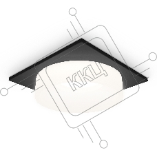 Светильник Ambrella light TN1316 SBK/FR черный песок/белый матовый GU5.3 92*92*45