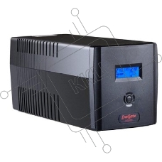 Источник бесперебойного питания ExeGate EP212519RUS Power Smart ULB-1000 LCD <1000VA, Black, 4 евророзетки, USB>