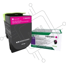 Картридж лазерныйLexmark 3500 стр. пурпурный для CS417dn, CS517de, CX417dn,CX517de
