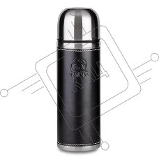 Термос бытовой, вакуумный, питьевой, в кожаной оплетке,черный, 700 мл, Арктика 108-700 (уп-ка 6шт)