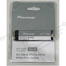 Накопитель SSD Pioneer APS-SE20-256, 256GB, M.2 2280, PCIe 3.0 x4, NVMe, R/W 2100/1600