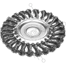 Кордщетка STAYER 35120-125 дисковая для УШМ плетенные пучки проволоки 0.5мм 125мм/22мм