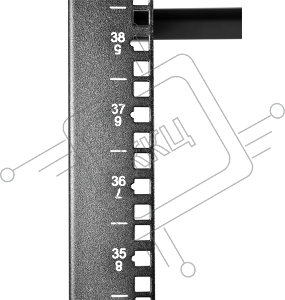 Стойка телекоммуникационная серверная 42U, глубина 750 мм, цвет черный