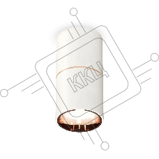 Светильник Ambrella Light XS6301083 SWH/PPG белый песок/золото розовое полированное MR16 GU5.3 (C6301, A2063, N6114)