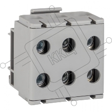 Клемма силовая вводная тройная КСВ 16-50кв.мм сер. PROxima EKF plc-kvs3-16-50-grey