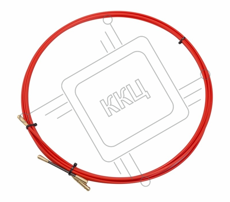 Протяжка кабельная Rexant (47-1005) (мини УЗК в бухте), стеклопруток, d=3,5мм, 5м КРАСНАЯ