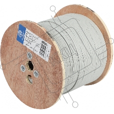 Кабель сетевой Ningbo FTP 4 пары cat5E solid 0.5мм CCA molded 305м серый