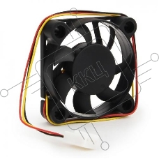 Вентилятор для корпуса Gembird D50SM-12AS черный, 50 мм, 4500 об/мин, 24 дБ, 3 pin