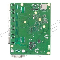 Плата маршрутизатора RB450Gx4 без корпуса RouterBOARD 450Gx4 with four core 716MHz Atheros CPU, 1 GB RAM, 5 Gigabit LAN ports, PoE OUT on port #5, RouterOS L5 {20}