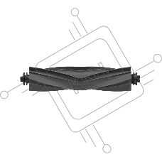 Основная щетка L10s Ultra/D10s/D10s pro/D10s plus/L10 Ultra/L10 Prime/L10S Pro 