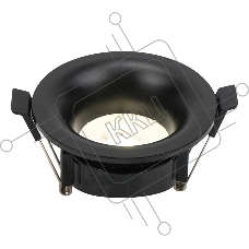 Встраиваемый светильник General GCL-MR16-R-BLACK Компакт Круглый Черный