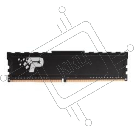 Модуль памяти DDR 4 DIMM 16Gb PC21300, 2666Mhz, PATRIOT Signature (PSP416G266681H1) (retail)