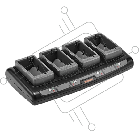 Зарядка для батарей QUAD BATTERY CHARGER; standard (for SPP-R300,R400,R400II,R310,L310,R410,L410,L3000,XM7-20,XM7-40) Notice) AD/DC Adapter, POWER CORD included.