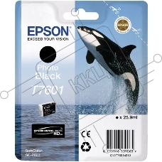 Картридж струйный EPSON C13T76014010 черный фото (26 мл) для SC-P600
