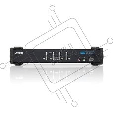 Переключатель ATEN KVM Switch CS1764A-AT-G 4-х портовый USB 2.0 DVI KVMP™-переключатель (KVM Switch)