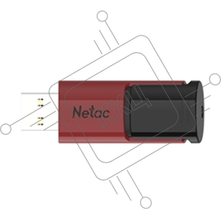 Флеш Диск USB Drive Netac U182 Red USB3.0 64GB, retail version