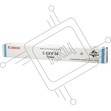 Картридж лазерный Canon C-EXV34C голубой (16000 стр.) для Canon iR C9060/C9065/C9070