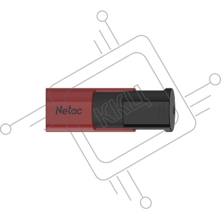 Флеш Диск USB Drive Netac U182 Red USB3.0 64GB, retail version