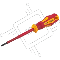 Отвертка шлицевая диэлектрическая SL4x100, G-Pro, 1000V, General