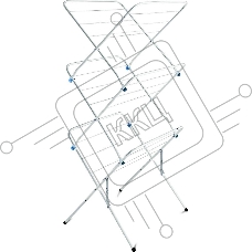 Сушилка для белья НИКА СБВ2/С серебряный