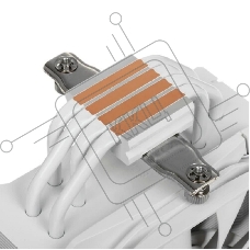 Кулер для процессора PCCooler PALADIN 400 WH (200W, 4-pin PWM, 157mm, Al/Cu, 4x6mm, 1x130mm, 76.85CFM, 29dBA, 1600RPM, S: 1851/1700/1200/115X, AM5/AM4, white)