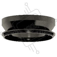 Насадка для корпуса светильника N8902 PBK черный полированный D85*H30mm Out25mm GX53