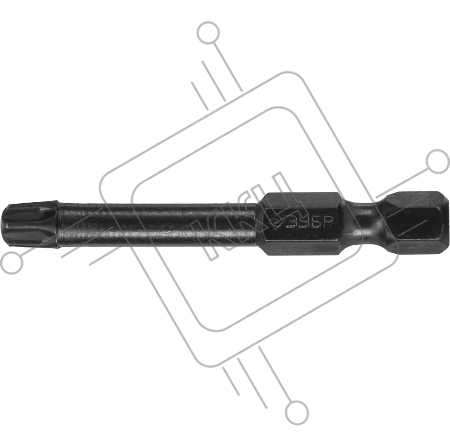 Бита ЗУБР ПРОФИ 26025-30-50-S2  TORX E 1/4'' T30 50мм 2шт на карт.