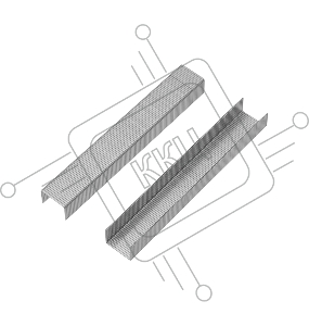 Скобы для мебельного степлера KRANZ 8 мм, тип 53, 1000 шт.