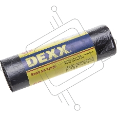 Мешки для мусора DEXX, черные 60л, 20шт