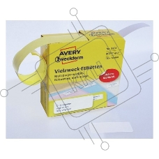 Этикетки самоклеящиеся Avery Zweckform 3831 38x14 мм, 400 шт, универсальная, 70 г/м2, белый (упак.:1рул)