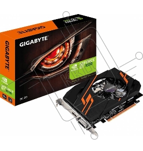 Видеокарта GIGABYTE GV-N1030OC-2GI PCI-E 3.0 2 ГБ GDDR5, 64 бит, DVI-D, HDMI, GPU 1265 МГц