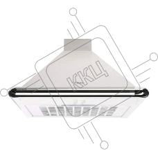 Вытяжка Elikor Saturn 60P-180-V1L WHITE/STEEL