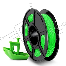 Филамент NVPRINT TPU Green для 3D печати диаметр 1.75мм  длина 165 метров  масса 0,5 кг