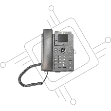 SIP телефон Сател T13P-RU, 4 линии, 2x10/100, HD аудио, цветной дисплей 2,4", порт для гарнитуры, PoE, 3 DDS