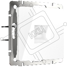 Розетка Ethernet RJ-45 cat. 6A экранированная (белый)