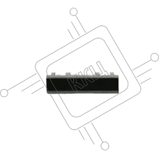 Тормозная площадка обходного лотка HP LJ 2300/2400/P3005/P3015/M3027/M3035/ CLJ 3500/3700 (RC1-0939) (о)