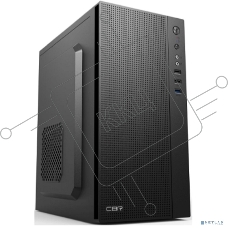 Корпус mATX Minitower CBR MX12, c БП PSU-ATX500-12EC (500W/120mm), 1*USB 3.0, 2*USB 2.0, HD Audio+Mic, Black [PCC-MATX-MX12-500W]