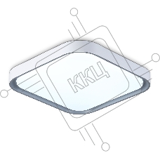Потолочный светодиодный светильник Ambrella light FZ1256 WH/GR белый/серый 27W 5000K 350*350*60 (Без ПДУ)