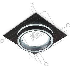 Светильник встраиваемый TU5230 BK черный IP20 GX70 D150*150*52