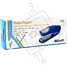 Степлер Kw-Trio 5516 Half-strip Pollex 24/6 26/6 (20 листов) встроенный антистеплер ассорти 105 скоб