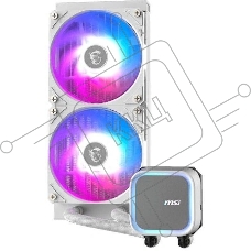 Система водяного охлаждения MSI Mag Coreliquid A13 240 RGB Soc-AM5/AM4/1700/1851 белый 3-pin 31.3dB Al 280W Ret (306-7ZWHA31-L80)