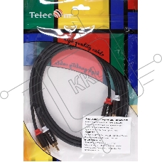 Кабель соединит 2xRCA (M) - 2xRCA (M),1.5m, TelecomPRO <TAV7158M-1.5M>