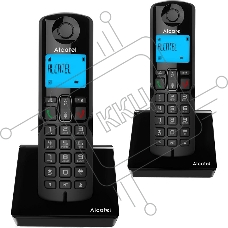 Радиотелефон ALCATEL S230 DUO RU черный