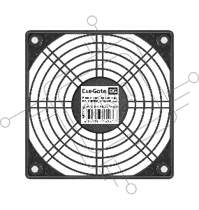 Решетка для вентилятора 120x120 ExeGate EG-120PSB (120x120 мм, пластиковая, квадратная, черная)